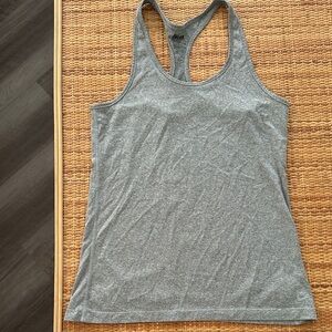 Nike Women's Heather Gray Racerback Tank
